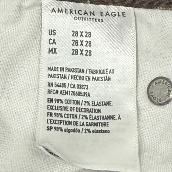 AE EasyFlex Loose Jean Camo Pants Men’s 28x28 Green Brown Hunting Outdoor - Picture 8 of 8